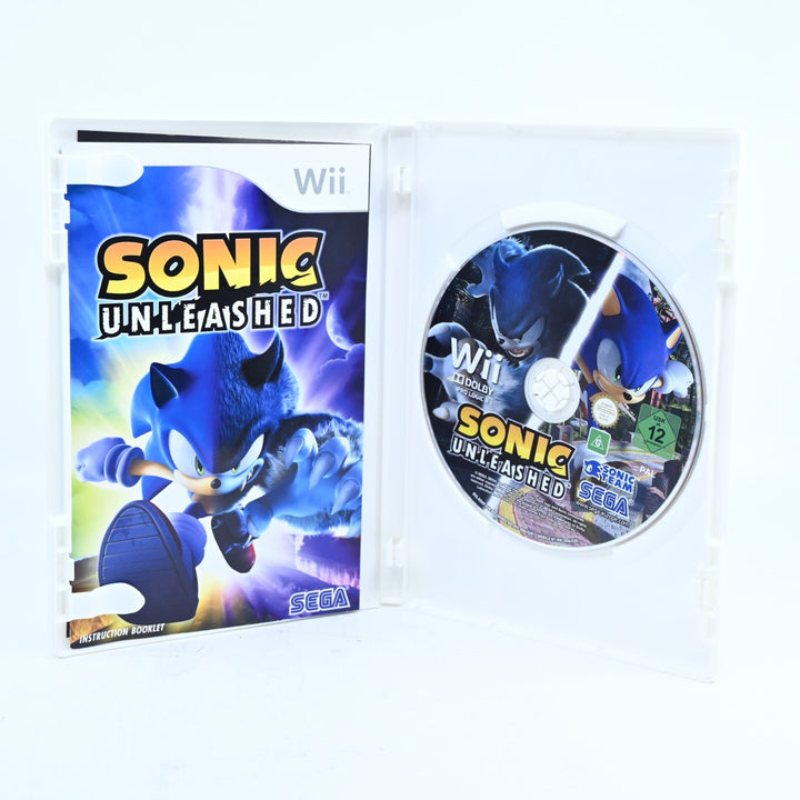 Sonic Unleashed - Nintendo Wii Game + Manual - PAL - MINT DISC!