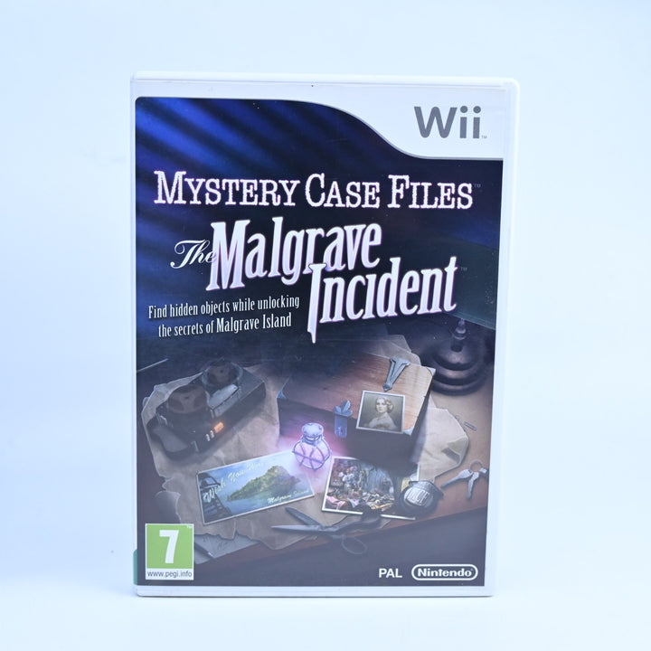 Mystery Case Files: The Malgrave Incident - Nintendo Wii Game + Manual - PAL