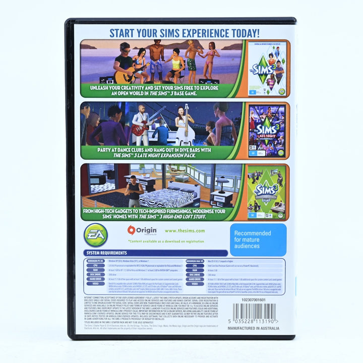 The Sims 3 Starter Pack 3-in-1 - PC Game - FREE POST!