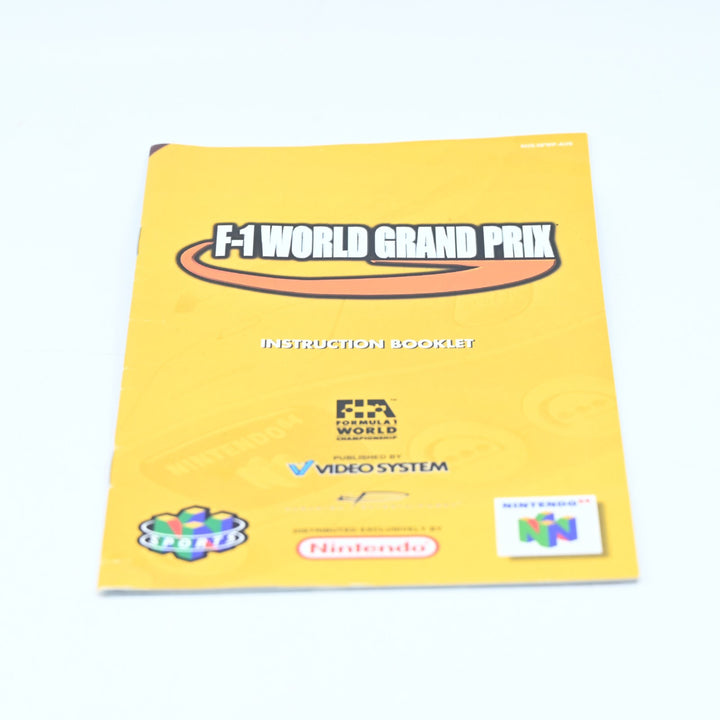 F-1 World Grand Prix - N64 / Nintendo 64 Boxed Game - PAL - FREE POST!