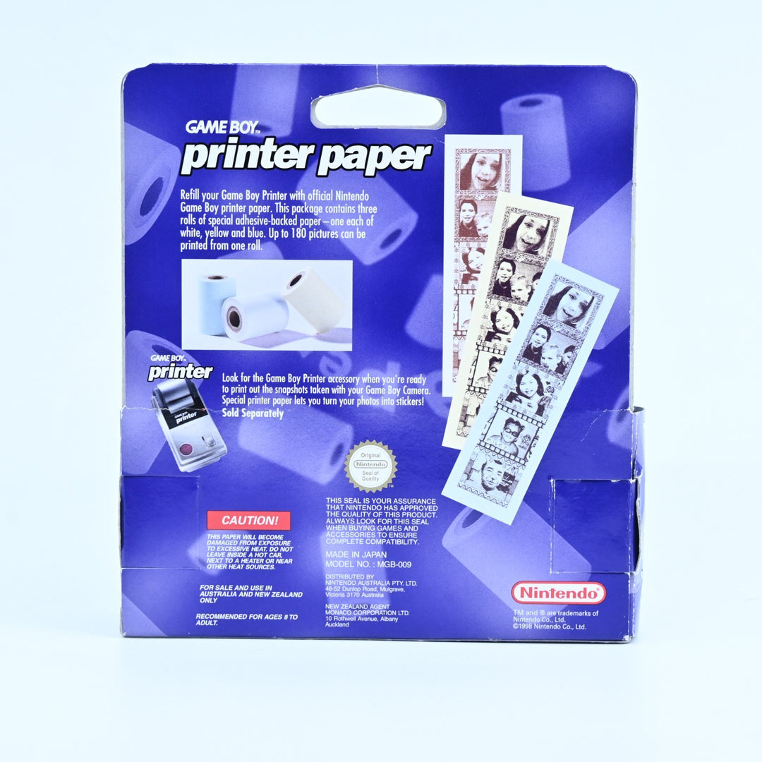 SEALED PAPER! Game Boy Printer Paper - Nintendo Gameboy Accessory