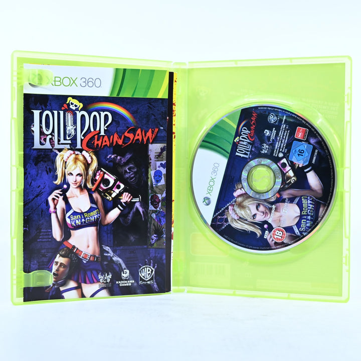 Lollipop Chainsaw - Xbox 360 Game + Manual - PAL - MINT DISC!