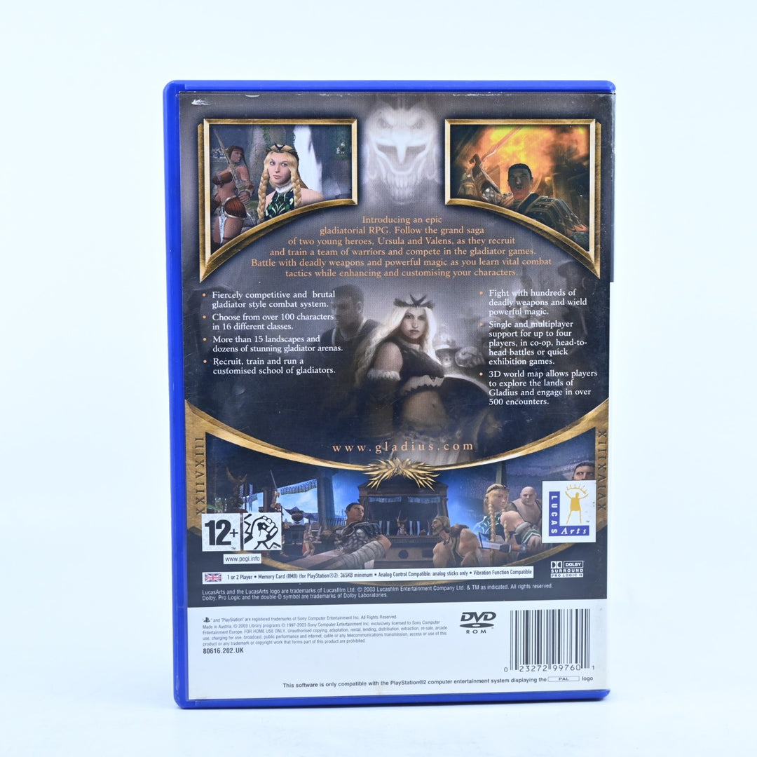 Gladius - Sony Playstation 2 / PS2 Game + Manual - PAL - MINT DISC!