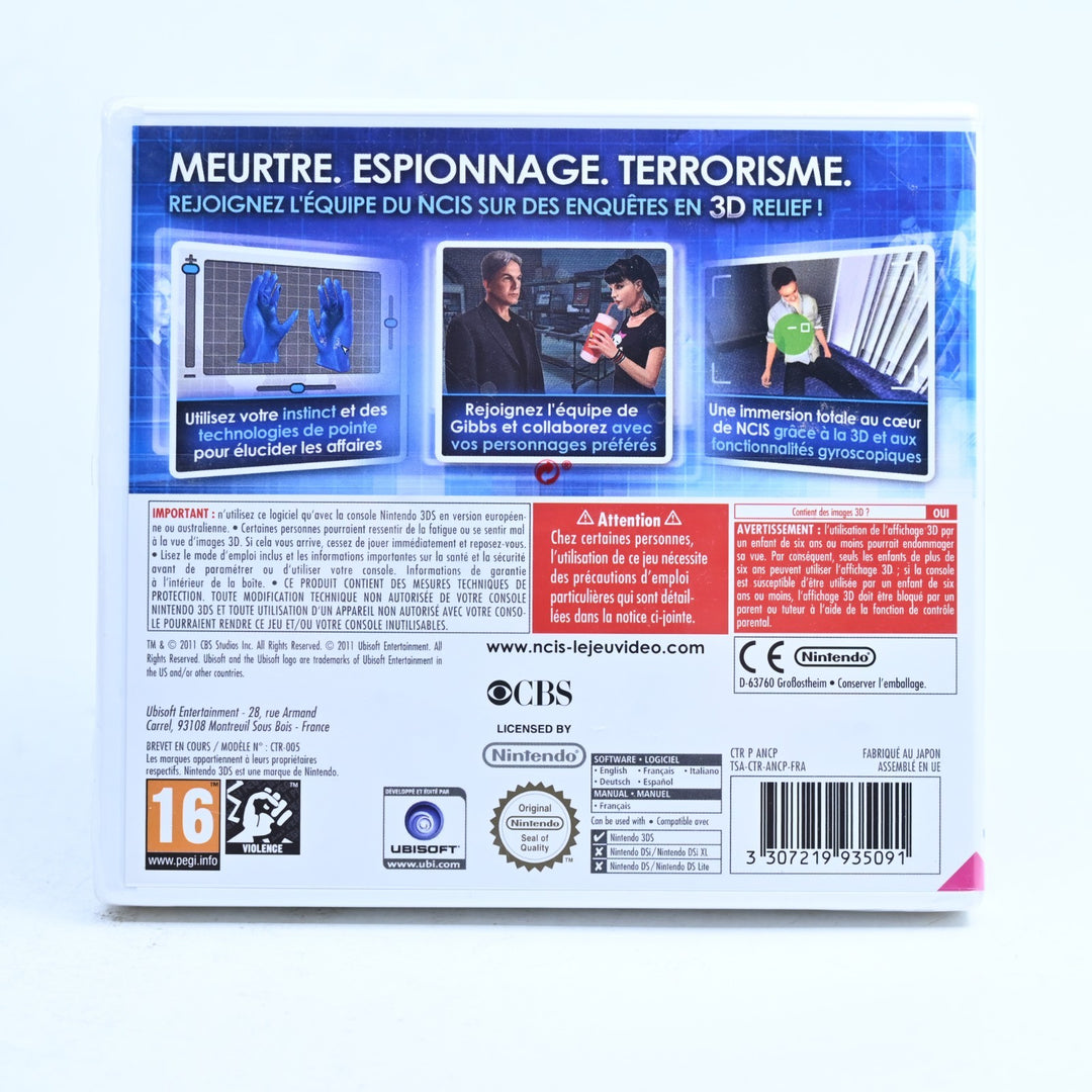 NCIS 3D - SEALED! - Nintendo 3DS Game - PAL + Manual - FREE POST!