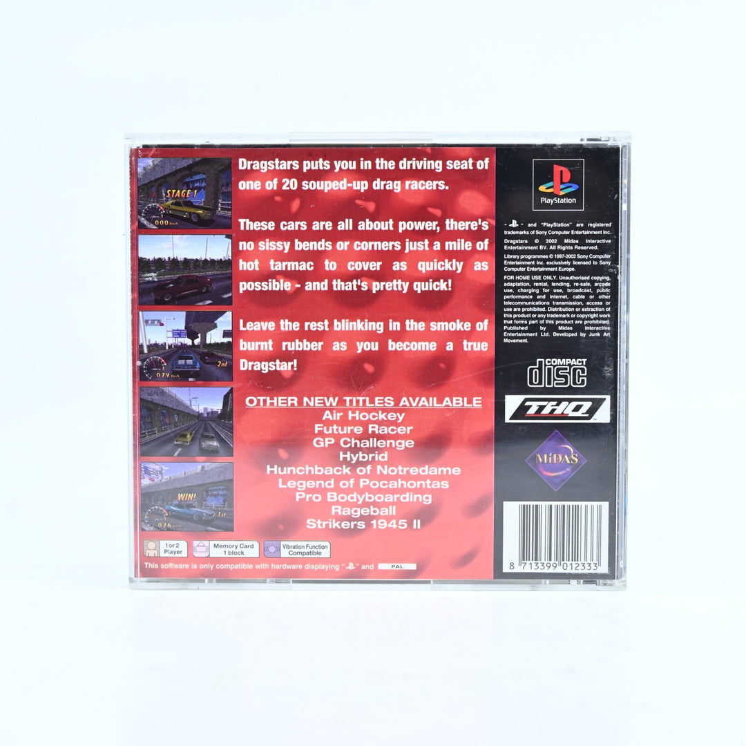 Dragstars - Sony Playstation 1 / PS1 Game + Manual - PAL