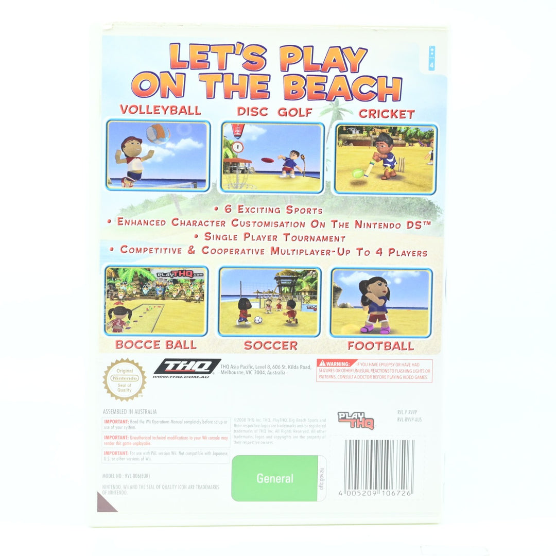 Big Beach Sports - Nintendo Wii Game - PAL - FREE POST!