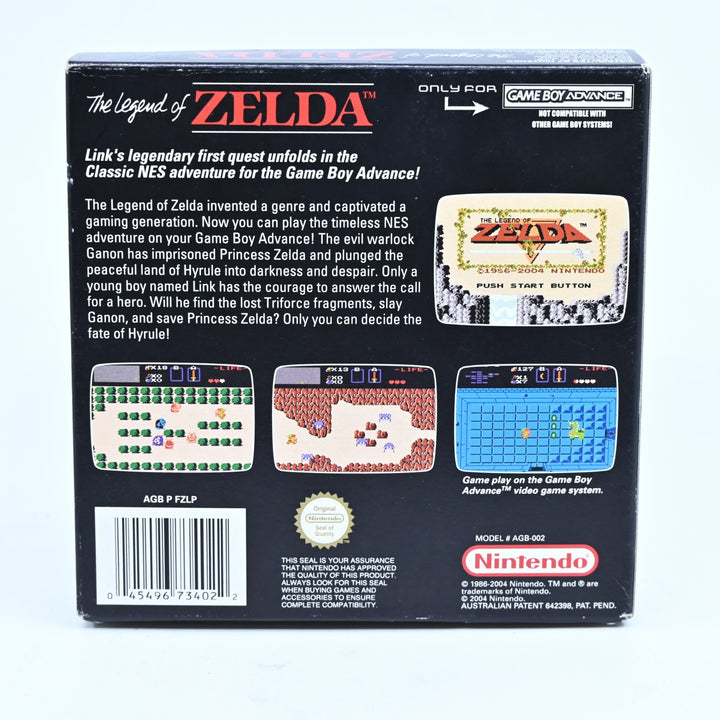 NES Classics - The Legend of Zelda - GBA Boxed Game - PAL - FREE POST!