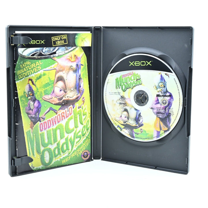 Oddworld: Munch's Oddysee - Original Xbox Game + Manual - PAL - MINT DISC!