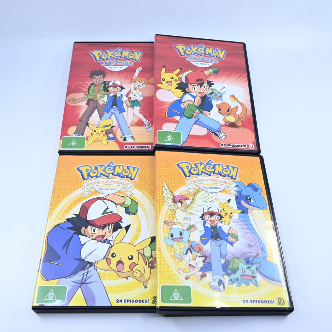 Pokemon Indigo League + Orange Islands - PAL Region 4 - Anime DVD Collection