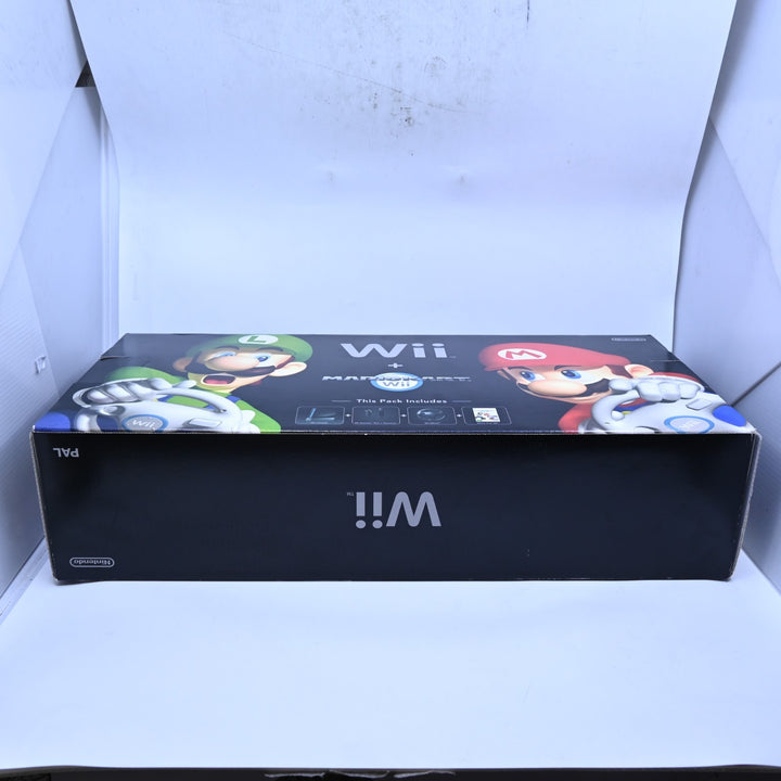 UNUSED! Mario Kart Wii Pack - Black - Nintendo Wii Boxed Console - AUS PAL