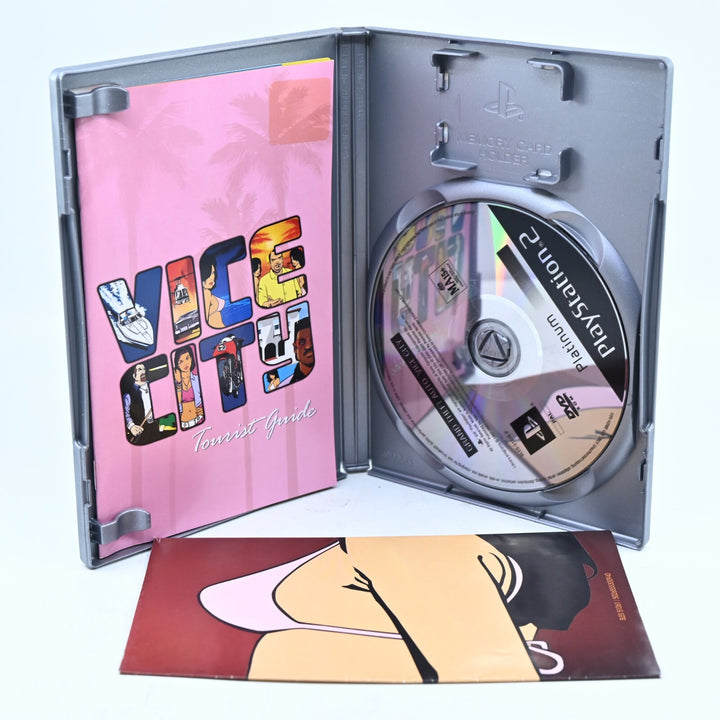 Grand Theft Auto: Vice City - Sony Playstation 2 / PS2 Game - Map + Manual - PAL