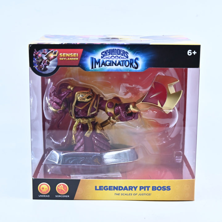 SEALED! Legendary Pit Boss - Sensei Skylander - Skylanders Imaginators - Toy