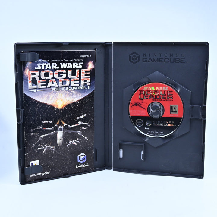Star Wars Rogue Squadron II Rogue Leader - Nintendo Gamecube Game + Manual