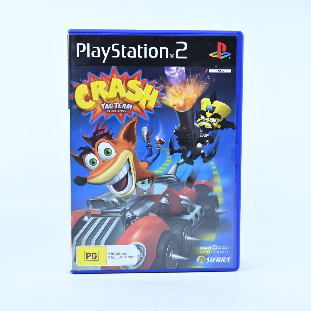 Crash Tag Team Racing - Sony Playstation 2 / PS2 Game + Manual - PAL
