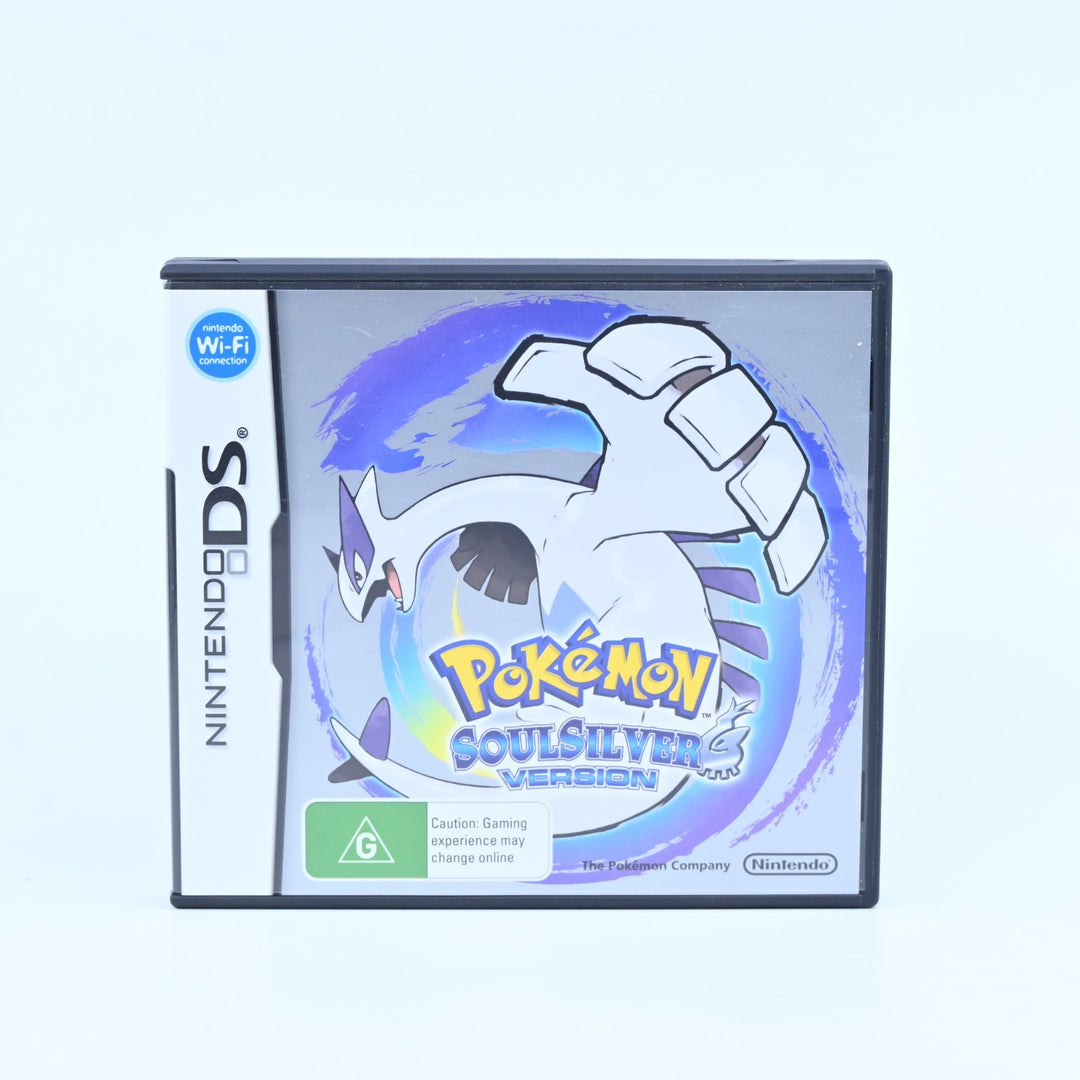Pokemon SoulSilver - Nintendo DS Game Boxed + PokeWalker + Manual Soul Silver