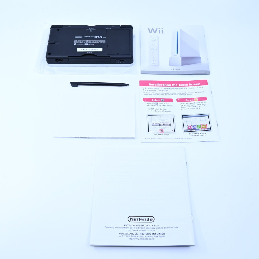 UNUSED! Special Edition Guitar Hero - Nintendo DS Lite Boxed Console - AUS PAL