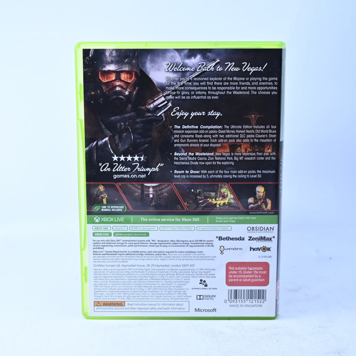 Fallout: New Vegas - Ultimate Edition - Xbox 360 Game + Manual - MINT DISC!