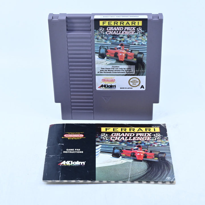 Ferrari Grand Prix Challenge - Nintendo Entertainment System / NES Game + Manual