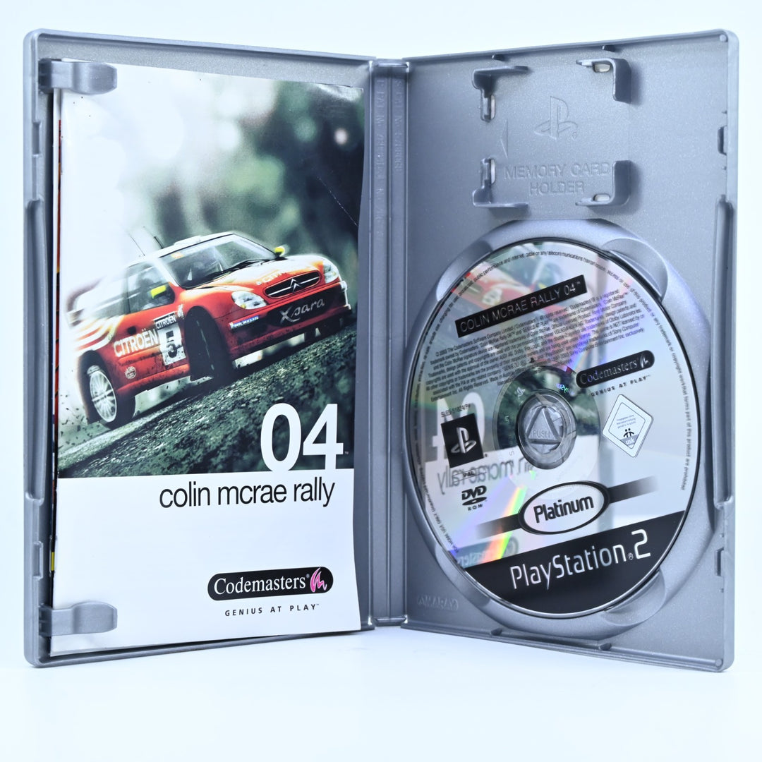 Colin McRae Rally 04 - Sony Playstation 2 / PS2 Game + Manual - PAL - FREE POST!