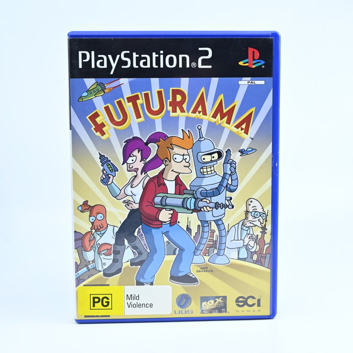 Futurama - Sony Playstation 2 / PS2 Game + Manual - PAL - MINT DISC!