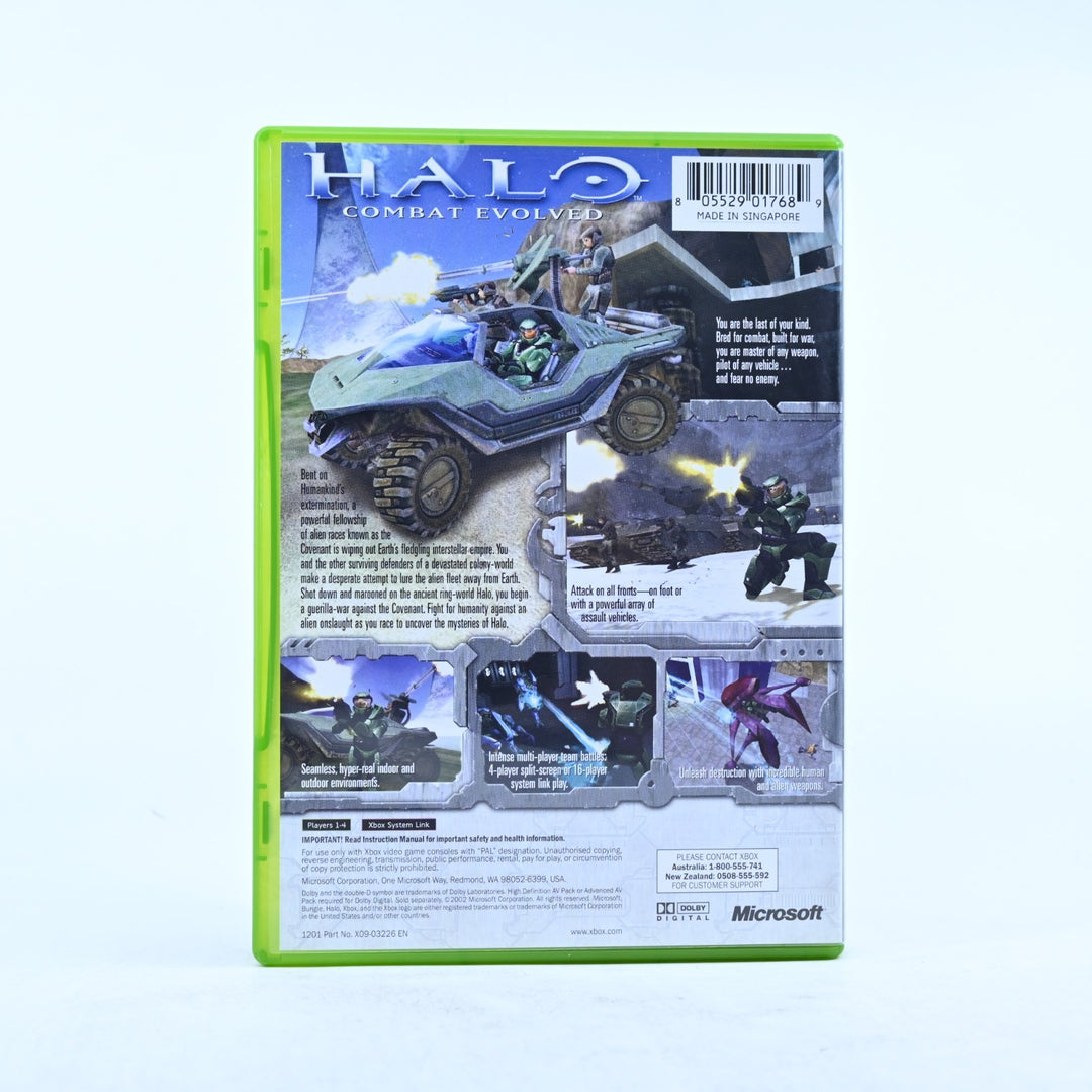 Halo: Combat Evolved - Original Xbox Game + Manual - PAL - MINT DISC!