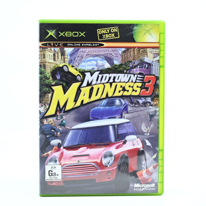 Midtown Madness 3 - Original Xbox Game + Manual - PAL - MINT DISC!