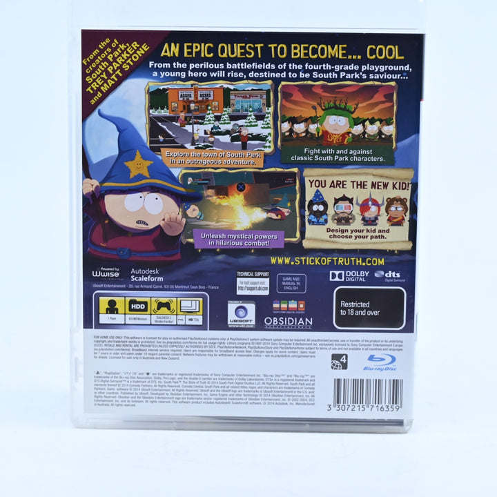 South Park The Stick of Truth - Sony Playstation 3 / PS3 Game + Manual