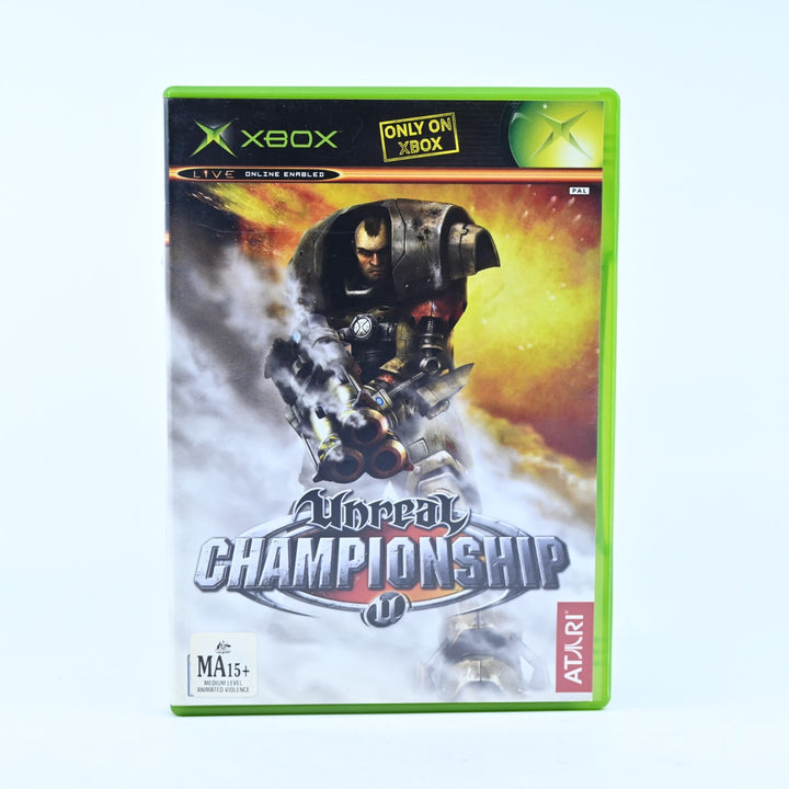 Unreal Championship - Original Xbox Game + Manual - PAL - MINT DISC!