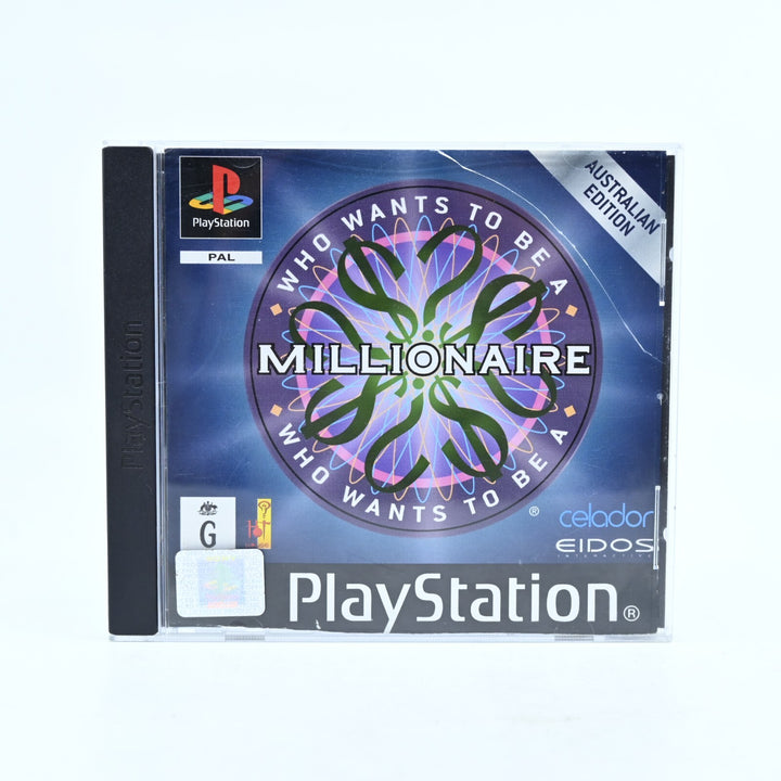 Who Wants to be a Millionaire? - No manual - Sony PS1 Game - MINT DISC!