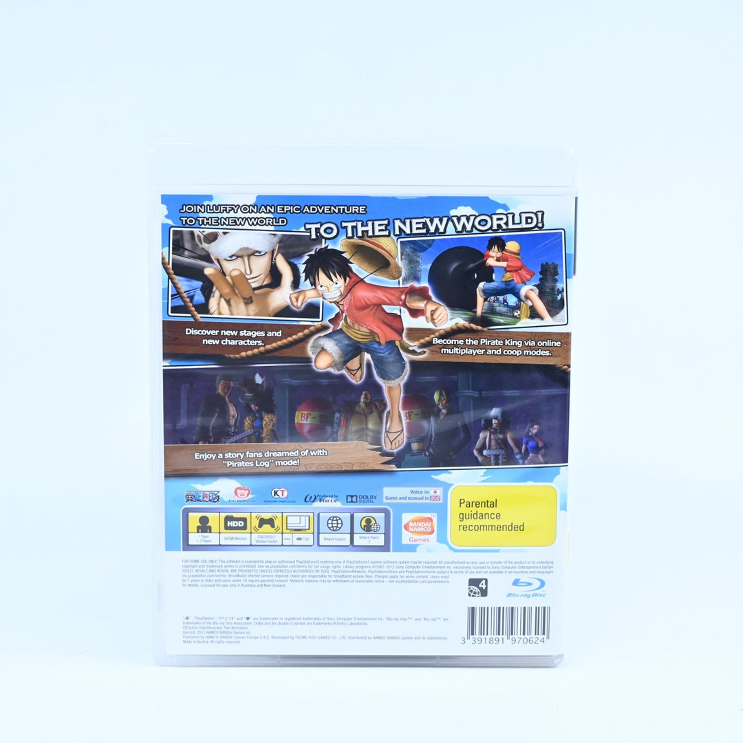 One Piece: Pirate Warriors 2 - Sony Playstation 3 /PS3 Game + Manual - MINT DISC