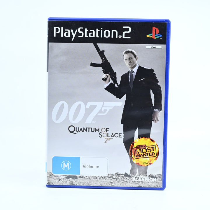 007: Quantum of Solace - Sony Playstation 2 /PS2 Game + Manual - PAL - MINT DISC