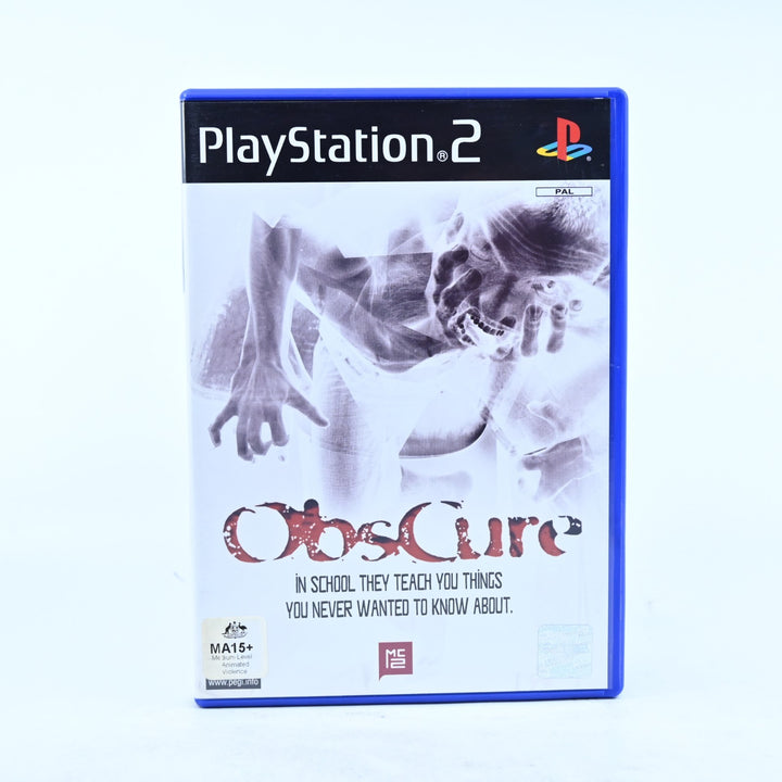 Obscure - Sony Playstation 2 / PS2 Game + Manual - PAL - MINT DISC!