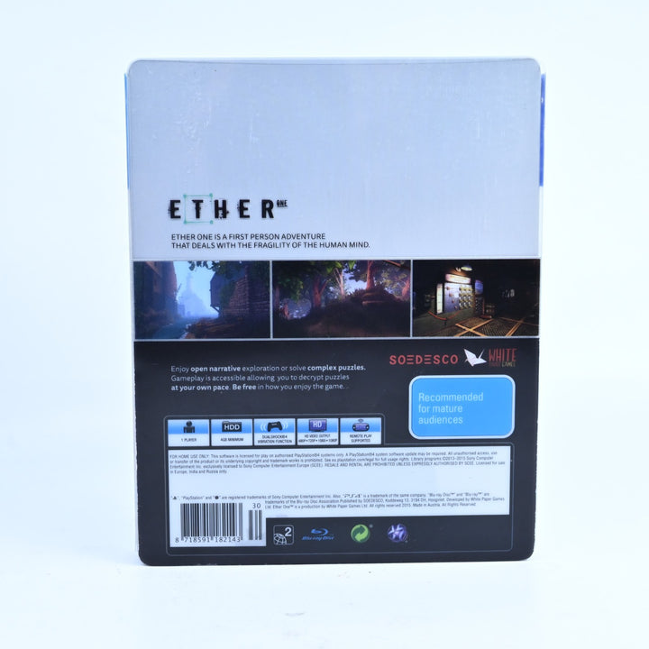 Ether One - Limited Edition Steelbook - Sony Playstation 4 / PS4 Game
