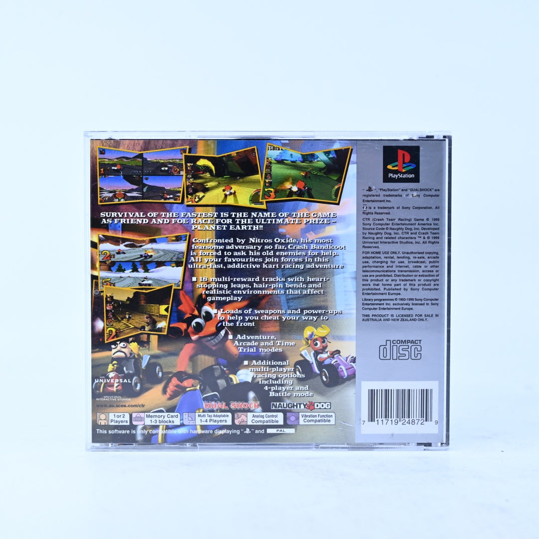 CTR: Crash Team Racing - Sony Playstation 1 / PS1 Game + Manual - MINT DISC!