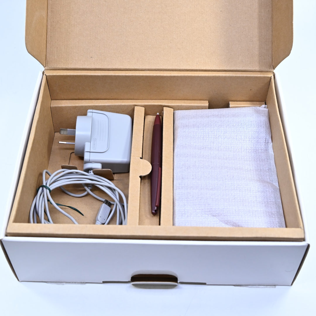 AS NEW! Burgundy Nintendo DSi XL Boxed Console - AUS PAL - FREE POST!