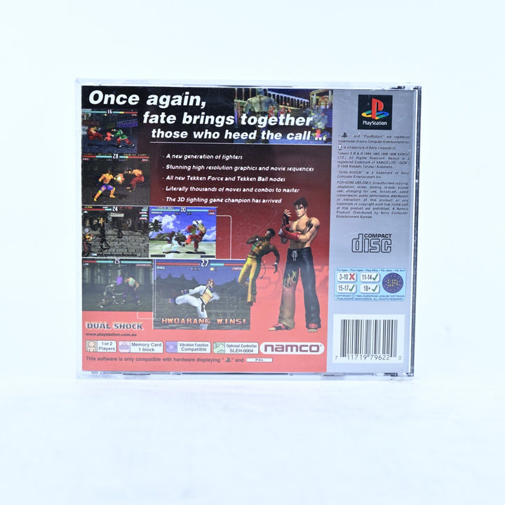 Tekken 3 - Sony Playstation 1 / PS1 Game + Manual - PAL - MINT DISC!