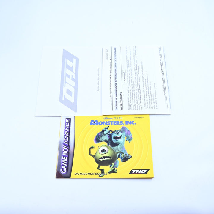 Monsters, Inc. - Nintendo Gameboy Advance / GBA Boxed Game - PAL - FREE POST!