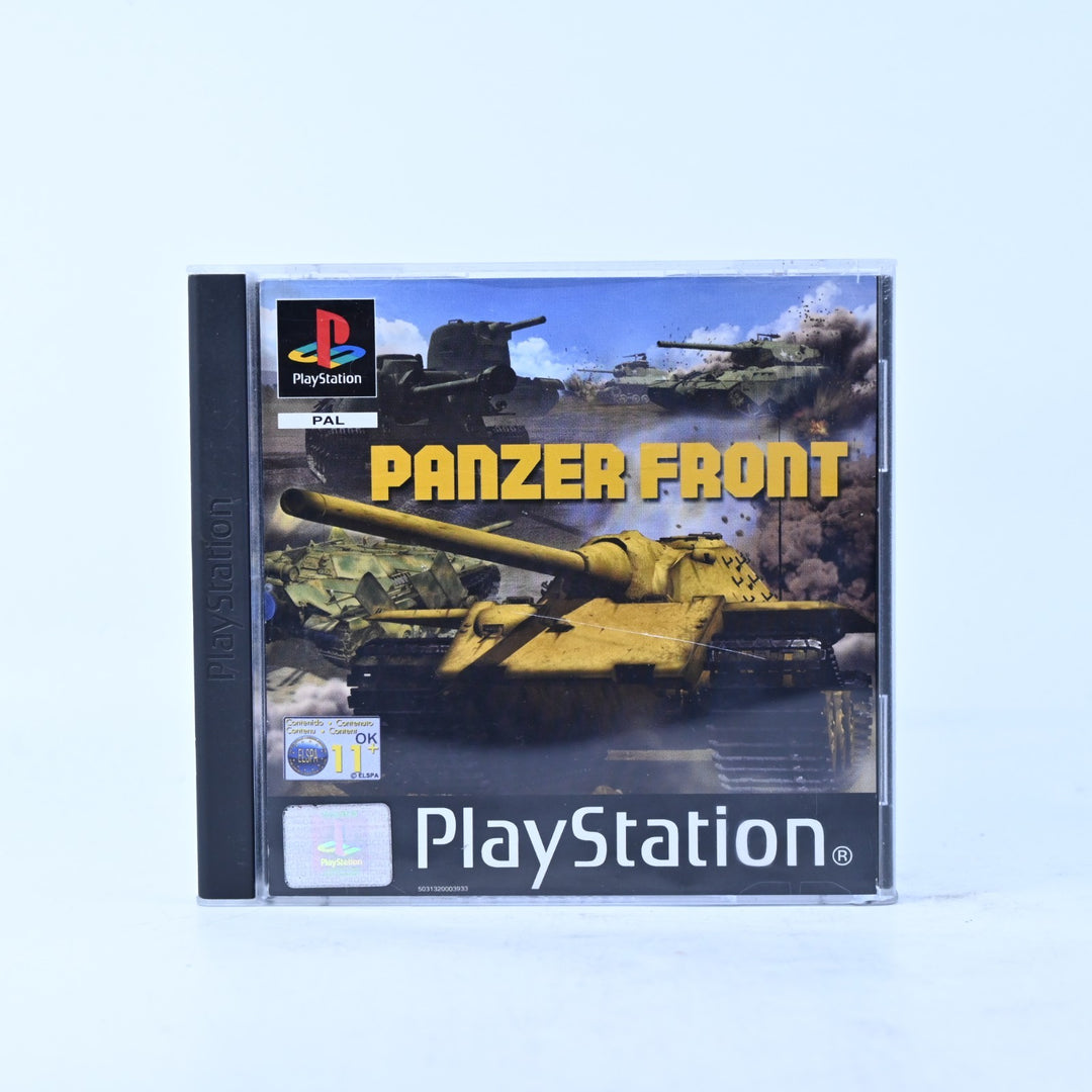 Panzer Front - Sony Playstation 1 / PS1 Game + Manual - PAL - MINT DISC!
