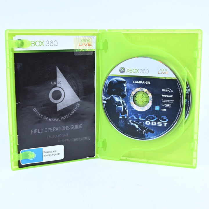 Halo 3 ODST  - Xbox 360 Game + Manual - PAL - MINT DISC!