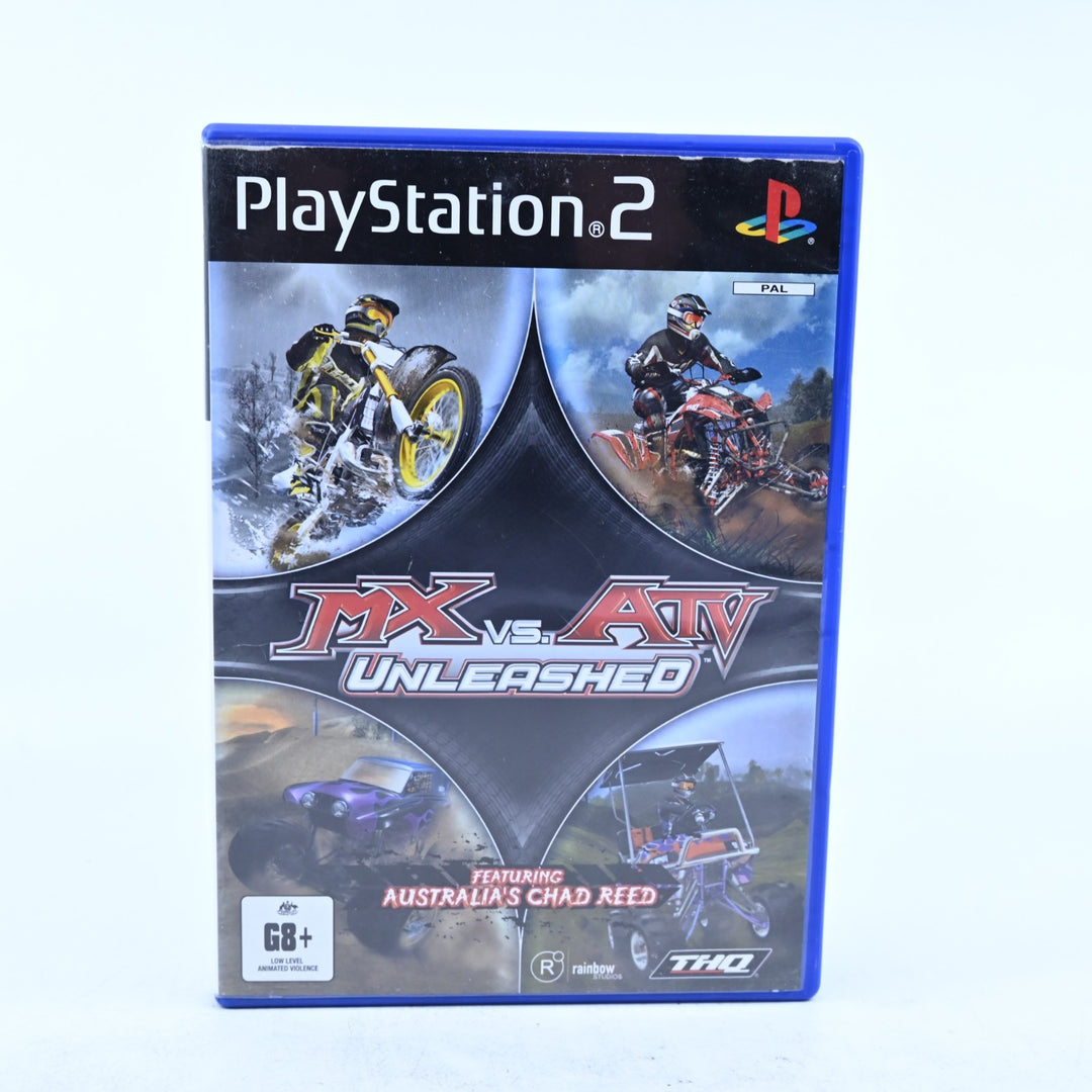 MX vs. ATV Unleashed - Sony Playstation 2 / PS2 Game - No Manual - PAL