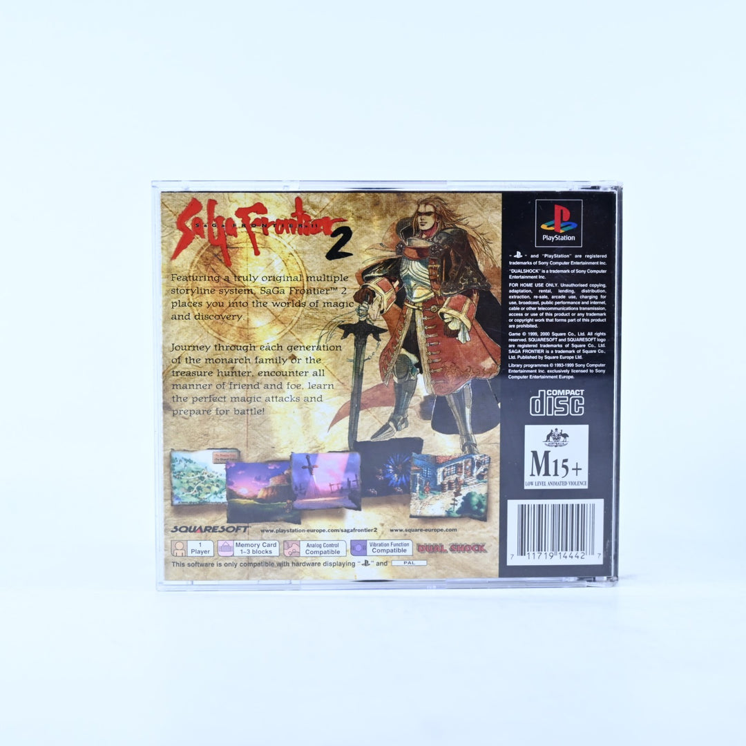 SaGa Frontier 2 - Sony Playstation 1 / PS1 Game + Manual - PAL - MINT DISC!