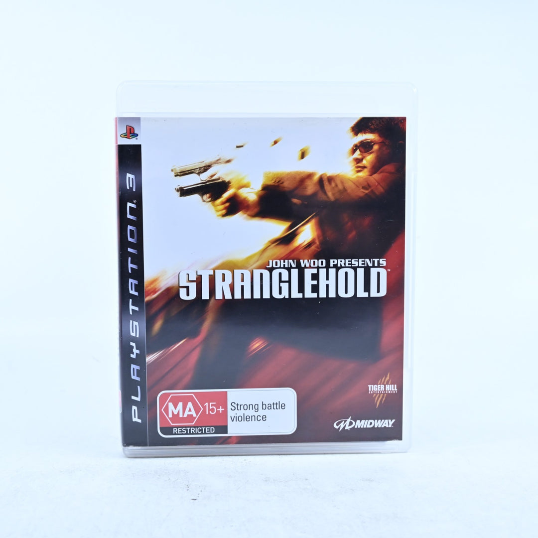 John Woo Presents Stranglehold - Sony Playstation 3 / PS3 Game + Manual