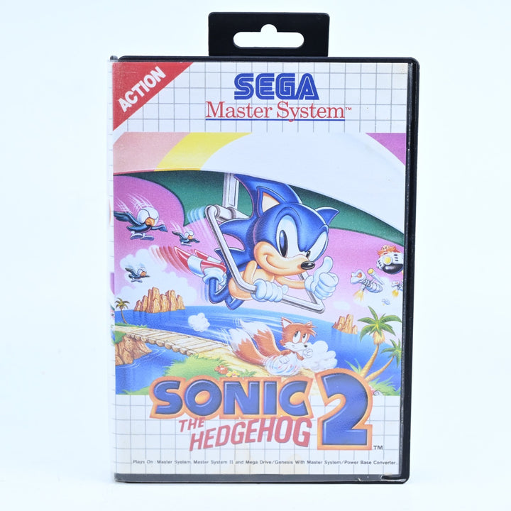 Sonic The Hedgehog 2 - Sega Master System Game + Manual - PAL - FREE POST!