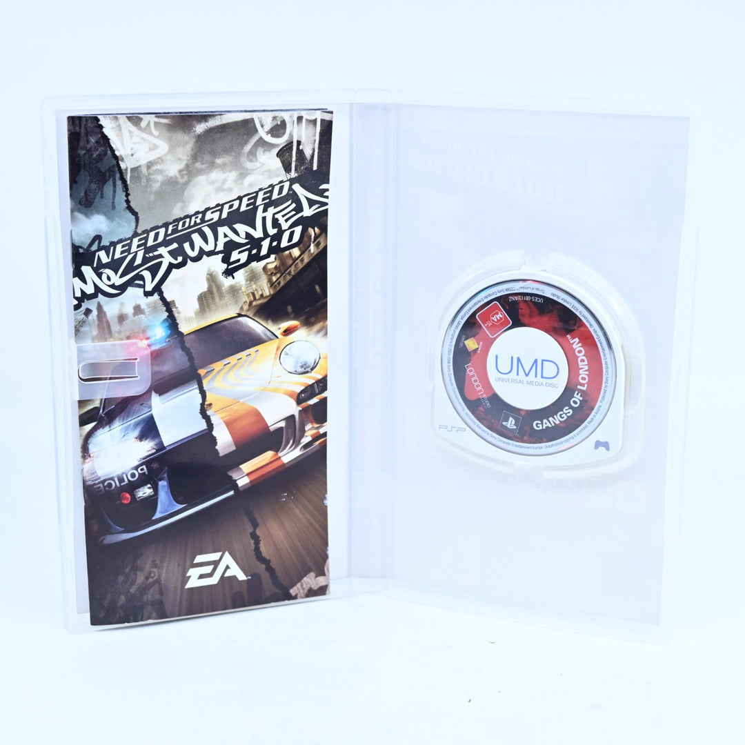 Need For Speed: Most Wanted 5-1-0 - Sony PSP Game + Manual - 5.1.0 / 5 1 0