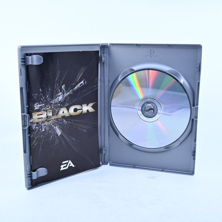 Black - Sony Playstation 2 / PS2 Game + Manual - PAL - MINT DISC!