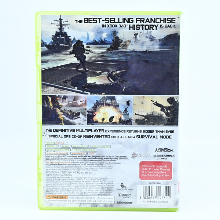 Call of Duty: Modern Warfare 3 - MW3 - Xbox 360 Game + Manual - NEAR MINT DISC!
