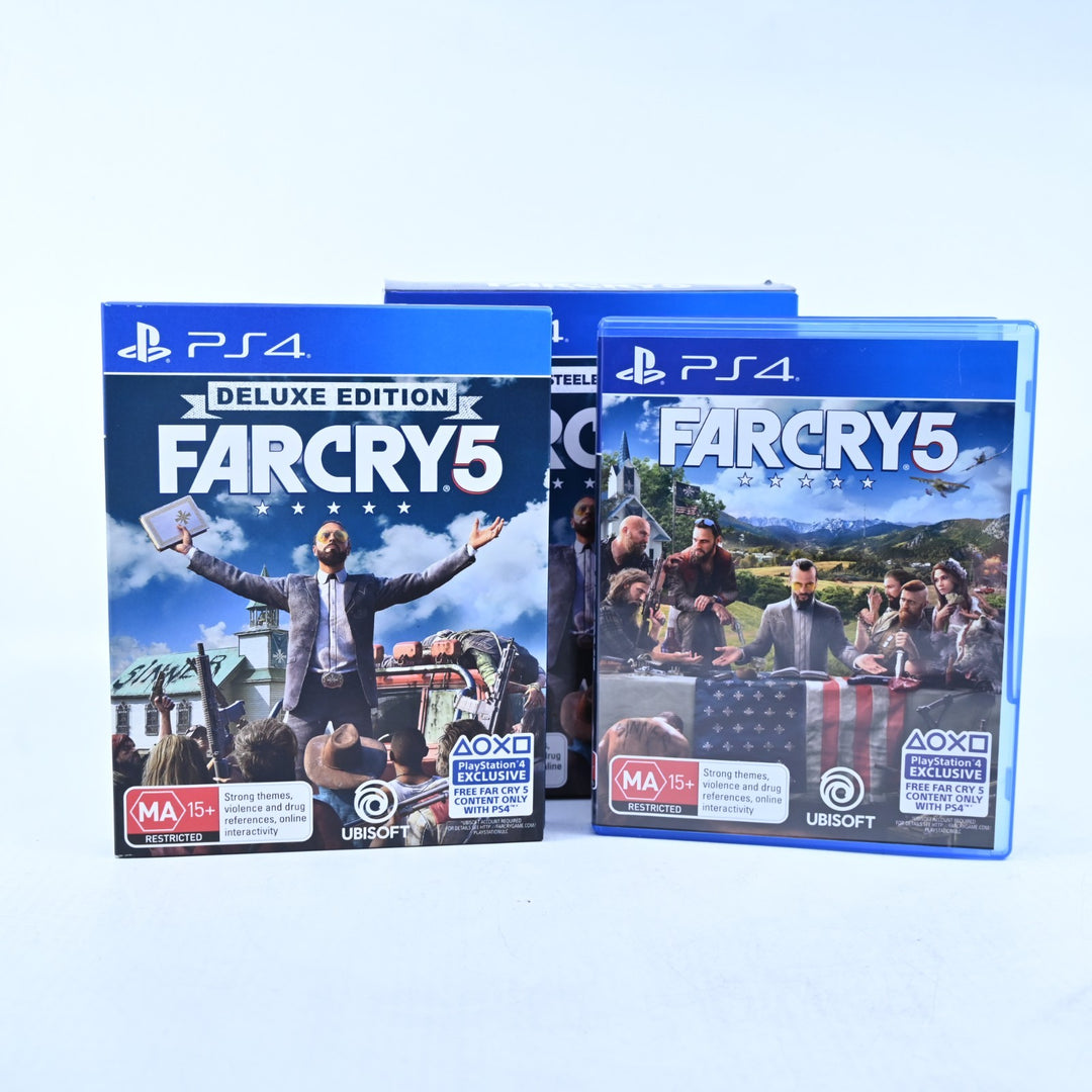 Far Cry 5 Deluxe Steelbook Edition - Sony Playstation 4 / PS4 Game - CODE UNUSED