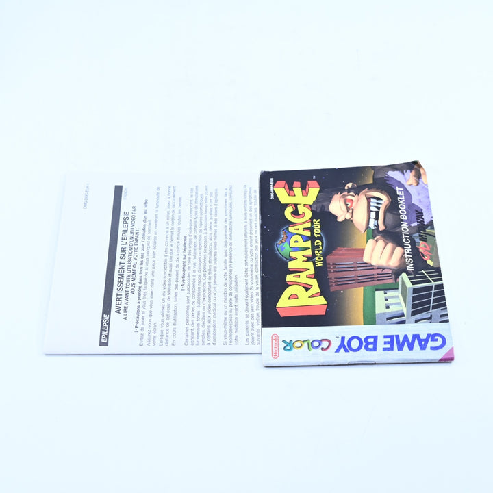 Rampage World Tour - Nintendo Gameboy Color Boxed Game - PAL - FREE POST!
