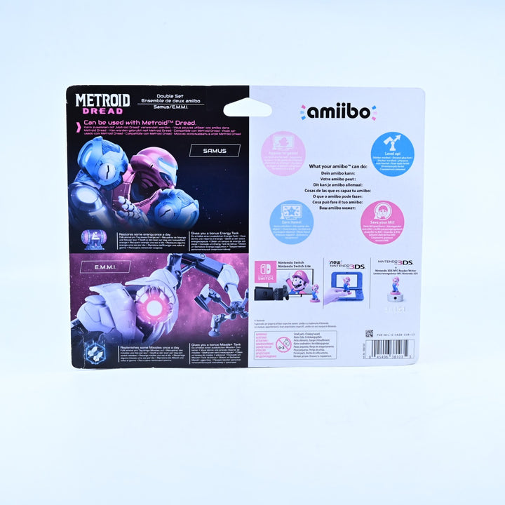 SEALED! - Samus & E.M.M.I. Amiibo - Metroid Dread - Toy