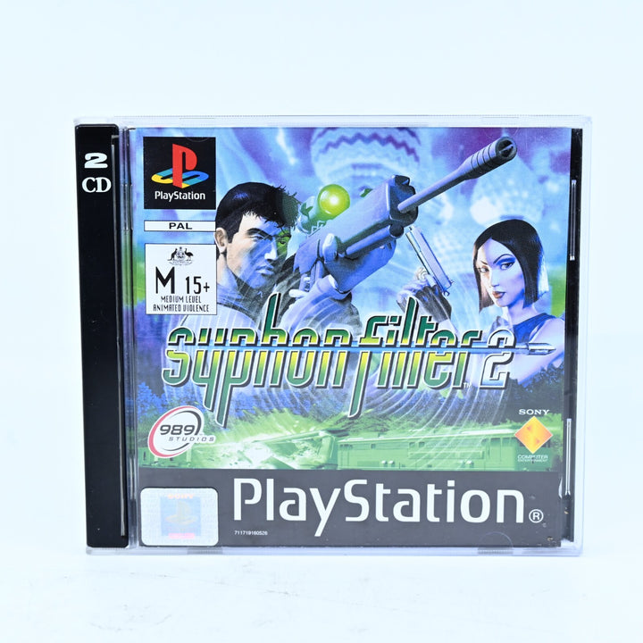 Syphon Filter 2 - Sony Playstation 1 / PS1 Game - No Manual - PAL - MINT DISC!